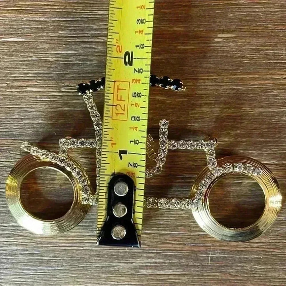 Model T Auto Brooch with Stones - Picture 8 of 8